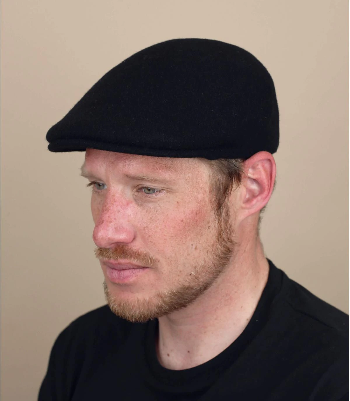 Kangol 507 Wool Seamless Noir 1 Kangol 507 Wool Seamless Noir