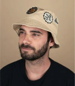 NEW ERA All Over Patch Bucket Milk