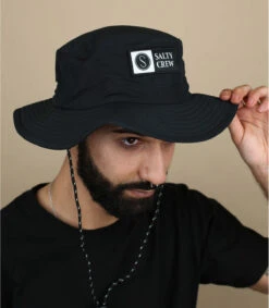 Salty Crew Alpha Tech Boonie Black