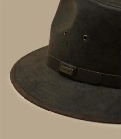 Auckland Cuir Veilli Chocolat -Le Coin du Chapeau auckland cuir veilli chocolat 3