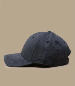 Stetson Baseball Cap Cotton Melange Dark Grey -Le Coin du Chapeau baseball cap cotton melange dark grey 3