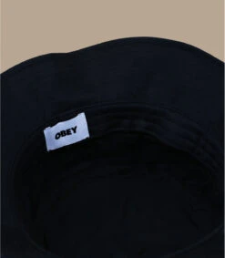 OBEY Bold Twill Bucket Black -Le Coin du Chapeau bold twill bucket black 2