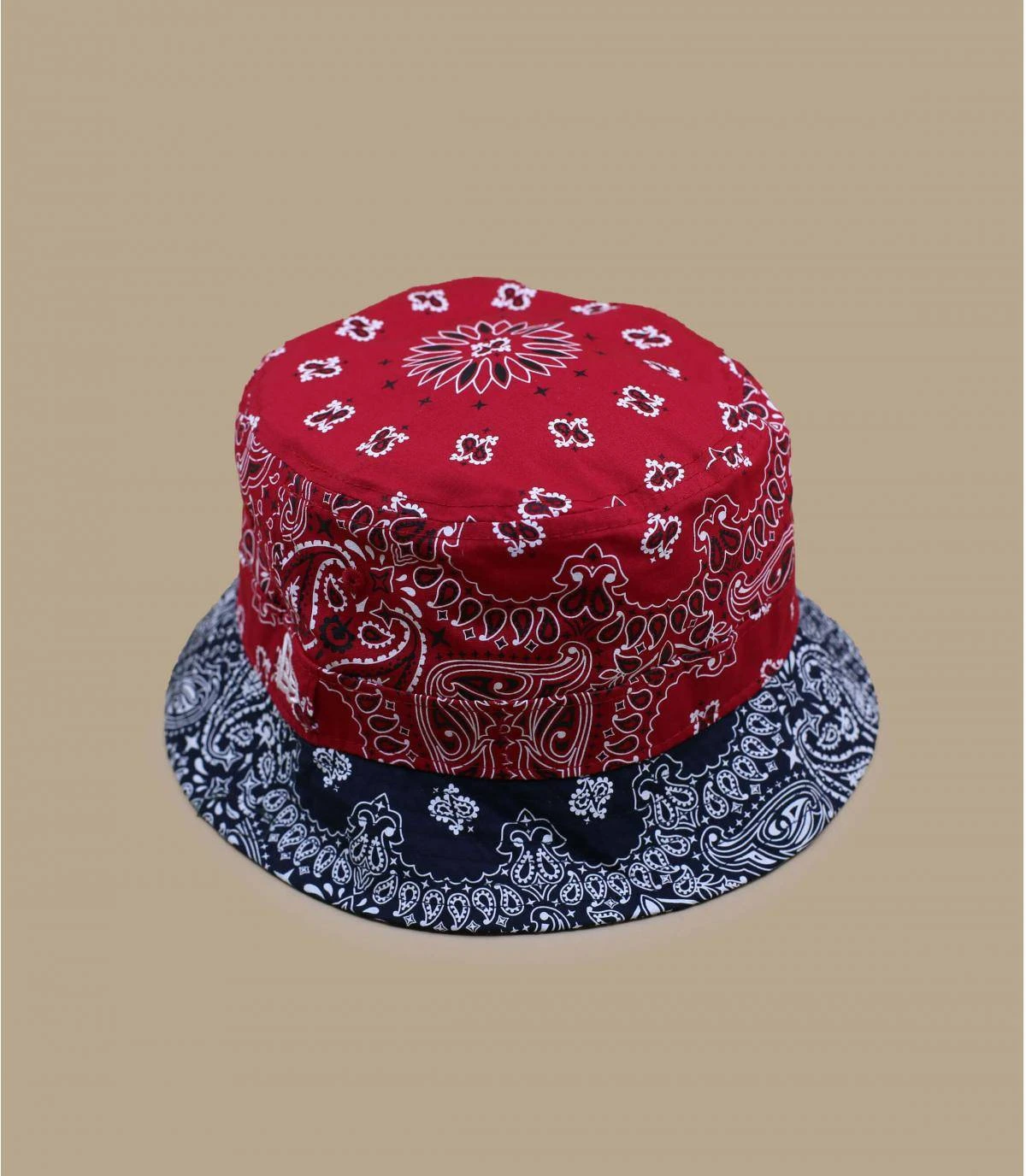 NEW ERA Bucket Paisley Scarlet 2 NEW ERA Bucket Paisley Scarlet â Image 2