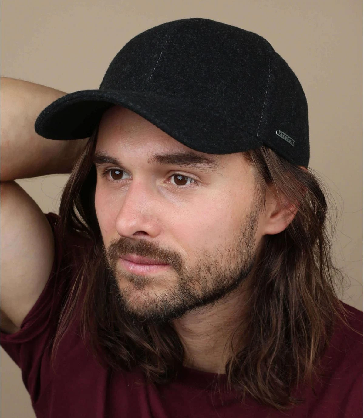 Stetson California Vaby Lined EF Antracite 1 Stetson California Vaby Lined EF Antracite