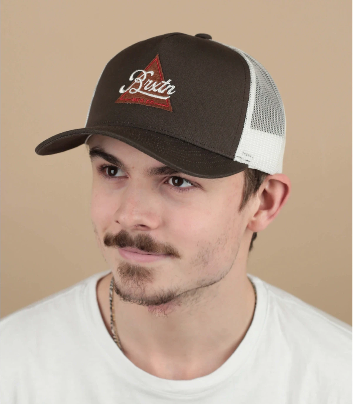 Brixton Casquette Earlston Trucker Dark Earth 1 Brixton Casquette Earlston Trucker Dark Earth