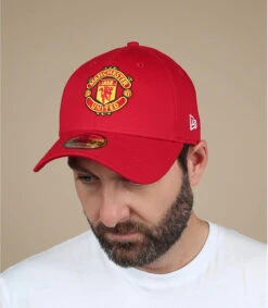 NEW ERA Casquette Manchester United Red