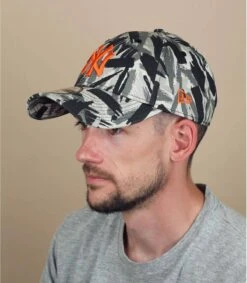 NEW ERA Casquette Seasonal Camo 940 NY Gray
