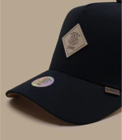 Casquette Trucker HFT Jersey Patch Black -Le Coin du Chapeau casquette trucker hft jersey patch black 2