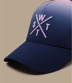 WATTS Casquette Trucker Tokyo Deep Dye Old Pink -Le Coin du Chapeau casquette trucker tokyo deep dye old pink 2