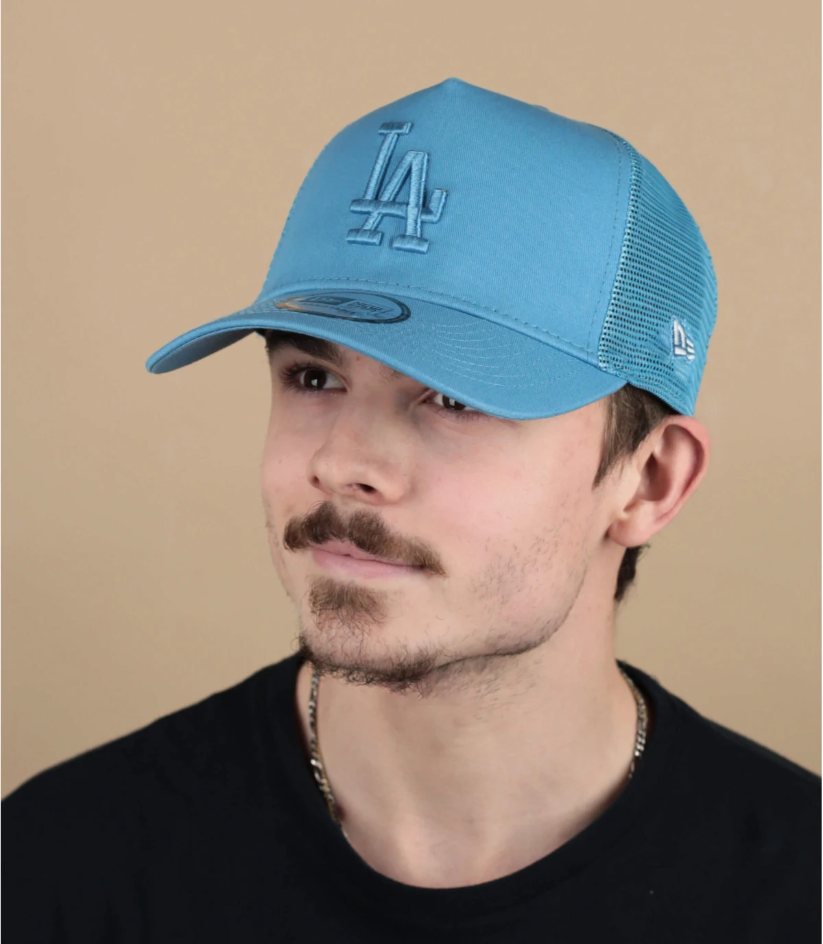 NEW ERA Casquette Trucker Tonal Mesh LA Blue 1 NEW ERA Casquette Trucker Tonal Mesh LA Blue