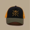 WATTS Casquette Trucker Tribe Kaki Black