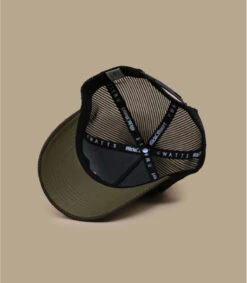 WATTS Casquette Trucker Tribe Kaki Carbone -Le Coin du Chapeau casquette trucker tribe kaki carbone 5