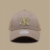 NEW ERA Casquette Wmn Matellic Logo Camel Gold