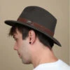 Borsalino Chapeau Feutre Lapin Gris