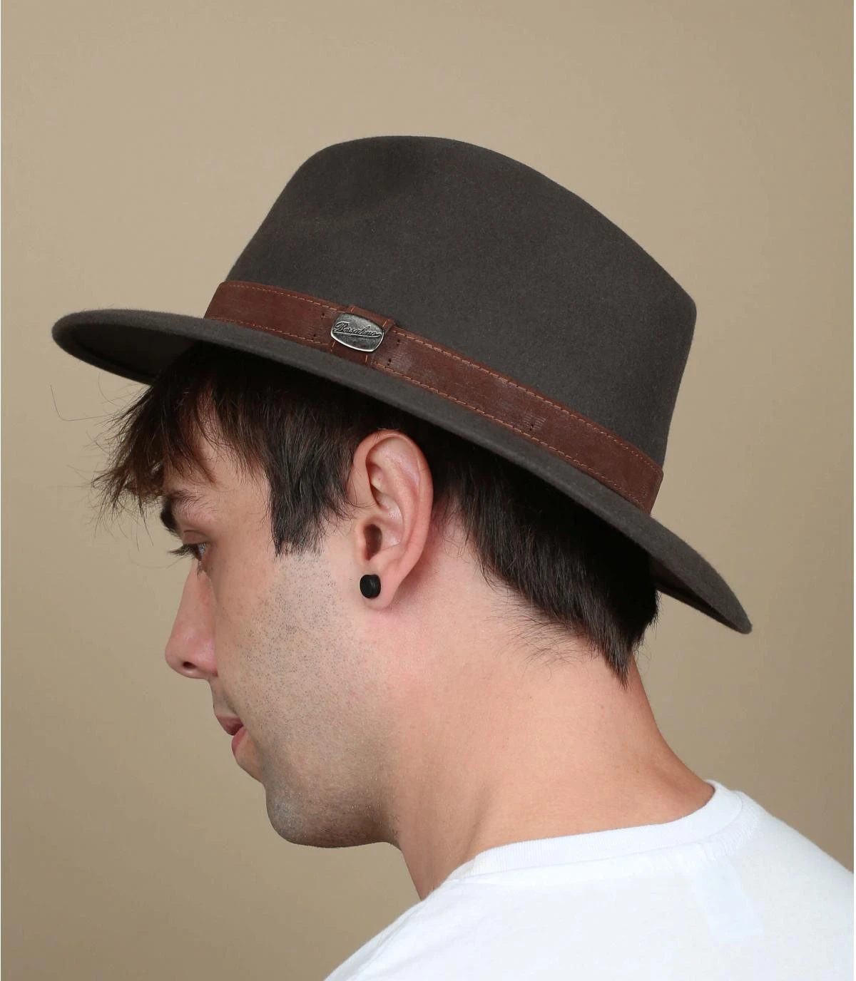 Borsalino Chapeau Feutre Lapin Gris 1 Borsalino Chapeau Feutre Lapin Gris