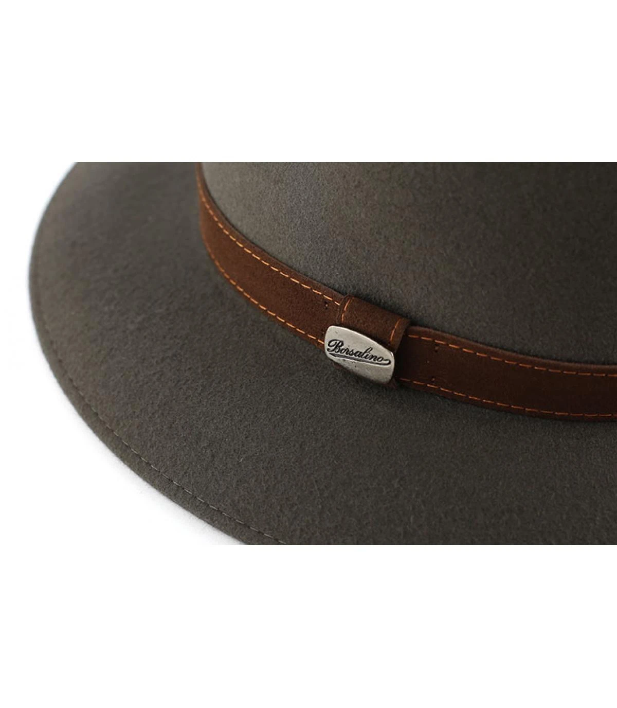Borsalino Chapeau Feutre Lapin Gris 2 Borsalino Chapeau Feutre Lapin Gris – Image 2