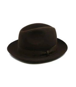 Borsalino Chapeau Feutre Lapin Marengo Marron 7 Borsalino Chapeau Feutre Lapin Marengo Marron -Le Coin du Chapeau chapeau feutre lapin marengo marronBorsalino20