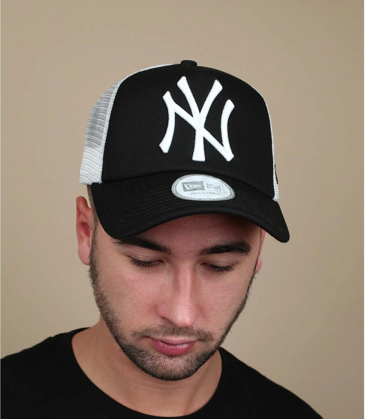 NEW ERA Clean Trucker NY Black 1 NEW ERA Clean Trucker NY Black