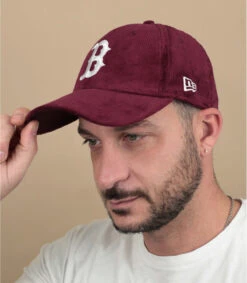 NEW ERA Cord 39Thirty Boston Maroon