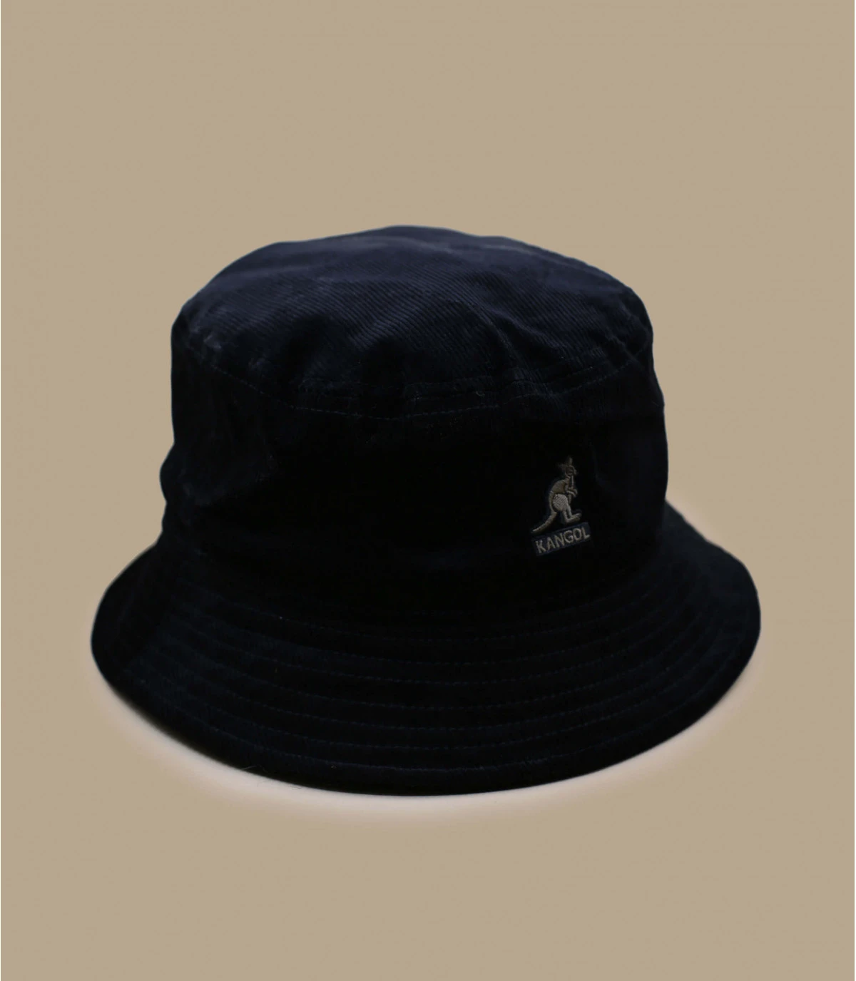Kangol Cord Bucket Black 2 Kangol Cord Bucket Black â Image 2