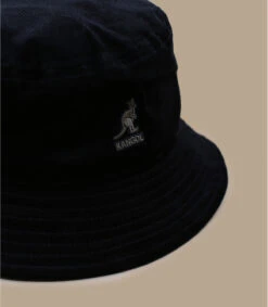 Kangol Cord Bucket Black 5 Kangol Cord Bucket Black -Le Coin du Chapeau cord bucket black 2