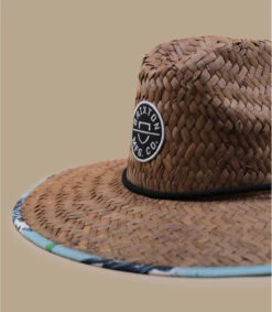 Brixton Crest Sun Hat Copper Canal Blue -Le Coin du Chapeau crest sun hat copper canal blue 2