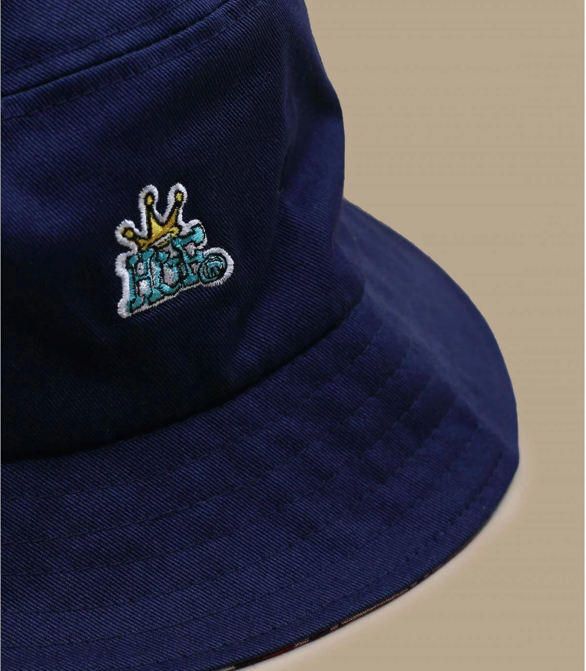 HUF Crown Reversible Bucket Navy Blazer 3 HUF Crown Reversible Bucket Navy Blazer – Image 3