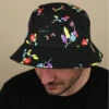 OBEY Digital Floral Bucket Black