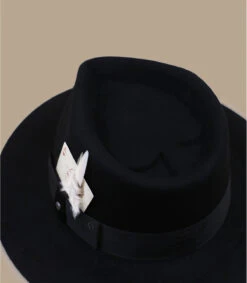 Stetson Fedora Woolfelt Black 9 Stetson Fedora Woolfelt Black -Le Coin du Chapeau fedora woolfelt black 3