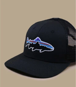 Patagonia Fitz Roy Trout Trucker Black -Le Coin du Chapeau fitz roy trout trucker black 2