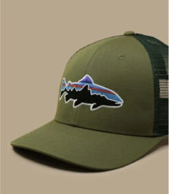 Patagonia Fitz Roy Trout Trucker Wyoming Green -Le Coin du Chapeau fitz roy trout trucker wyoming green 2