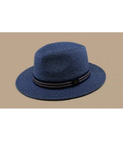 Bailey Hester Navy Heather -Le Coin du Chapeau hester navy heatherBailey20fedora20paille20bleu20Bailey