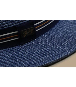 Bailey Hester Navy Heather -Le Coin du Chapeau hester navy heatherfedora20paille20bleu20Bailey