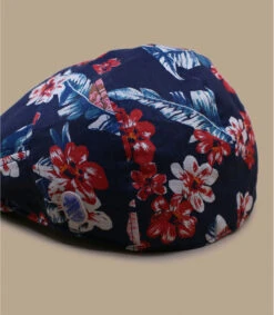 Stetson Ivy Cap Linen Floral Navy -Le Coin du Chapeau ivy cap linen floral navy 2