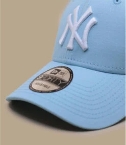 NEW ERA League Ess 9Forty NY Cyan Blue -Le Coin du Chapeau league ess 9forty ny cyan blue 2