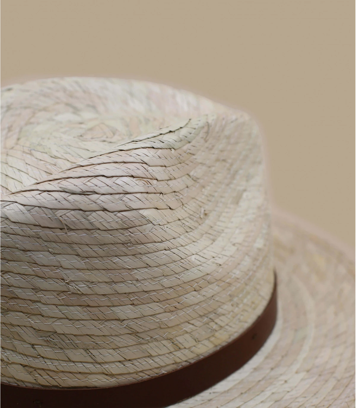 Brixton Messer Straw Fedora Natural 4 Brixton Messer Straw Fedora Natural – Image 4