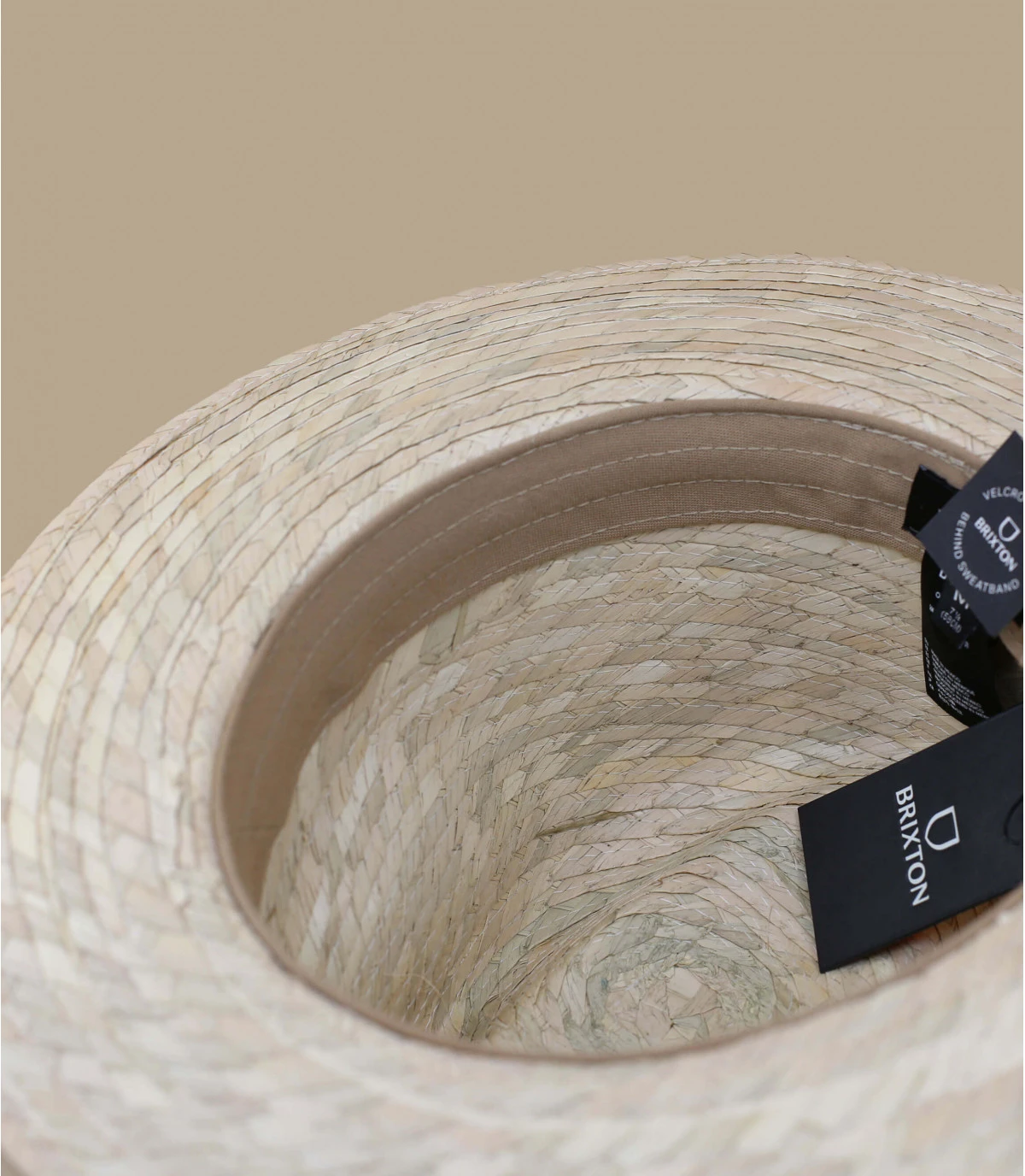 Brixton Messer Straw Fedora Natural 5 Brixton Messer Straw Fedora Natural – Image 5