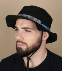 Organic Strap Bucket Jet Black