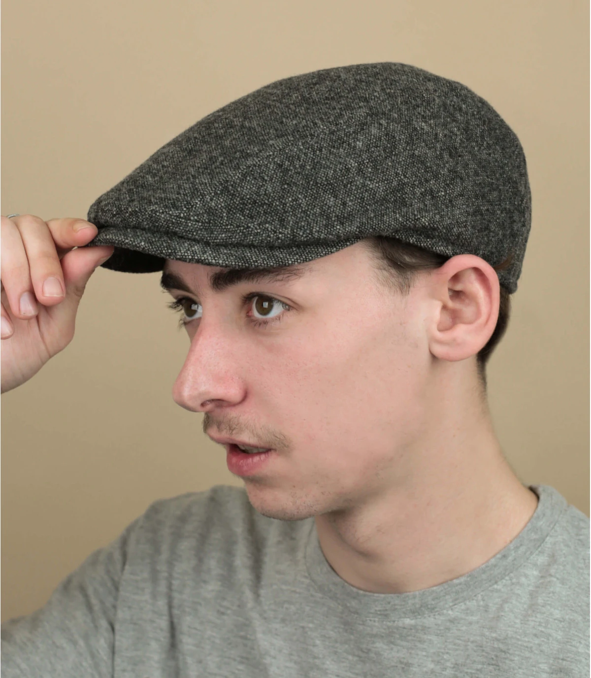 Oxford Earflap Grey 1 Oxford Earflap Grey