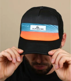 Quiksilver Pidgeon Chicken Trucker Orange Pop