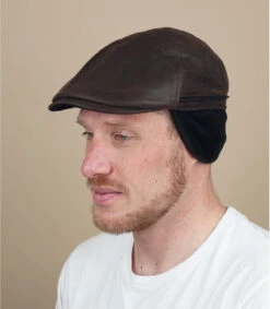 Stetson Redding Earflap Cowhide Brown -Le Coin du Chapeau redding cowhide brownStetson20Redding20Earflap20cowhide20brown