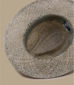 Seeberger Seagrass Fedora Summer Print Black -Le Coin du Chapeau seagrass fedora summer print black 4