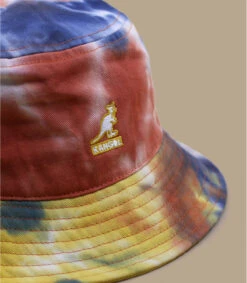 Kangol Tie Dye Bucket Golden Palm -Le Coin du Chapeau tie dye bucket golden palm 1
