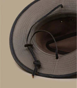 Stetson Traveller Cotton Brown -Le Coin du Chapeau traveller cotton brown 2