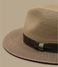 Stetson Traveller Toyo Beige Brown Mix -Le Coin du Chapeau traveller toyo beige brown mix 2