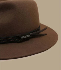Stetson Traveller Woolfelt Camel -Le Coin du Chapeau traveller woolfelt camel 2