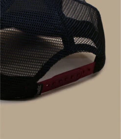 Trucker Corduroy Burgundy Cork Black -Le Coin du Chapeau trucker corduroy burgundy cork black 4