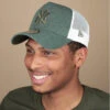 NEW ERA Trucker Jersey Esss NY Olive