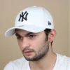 NEW ERA Casquette NY 9forty Blanche Ajustable
