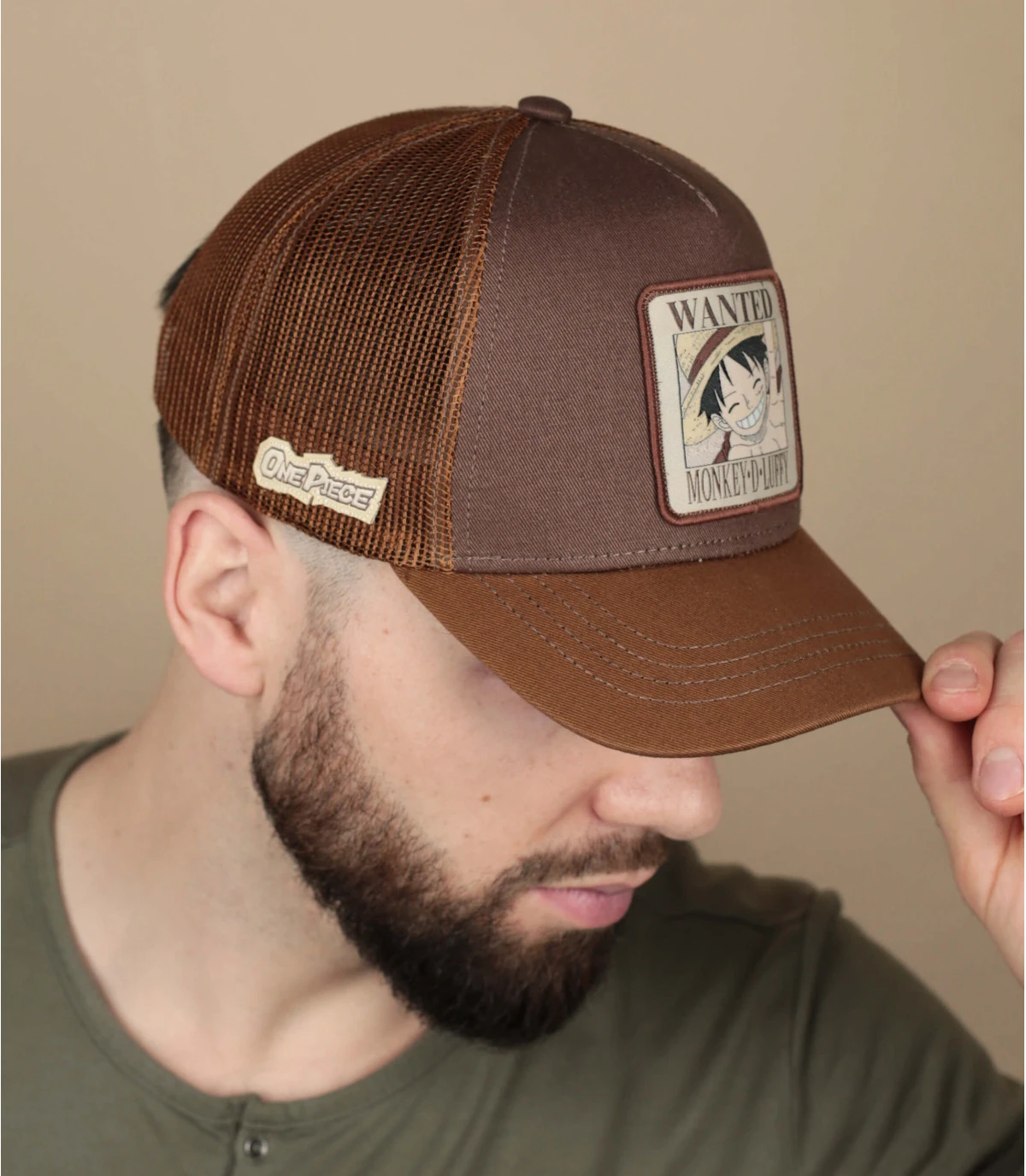 Capslab Trucker One Piece Luffy Wanted 1 Capslab Trucker One Piece Luffy Wanted